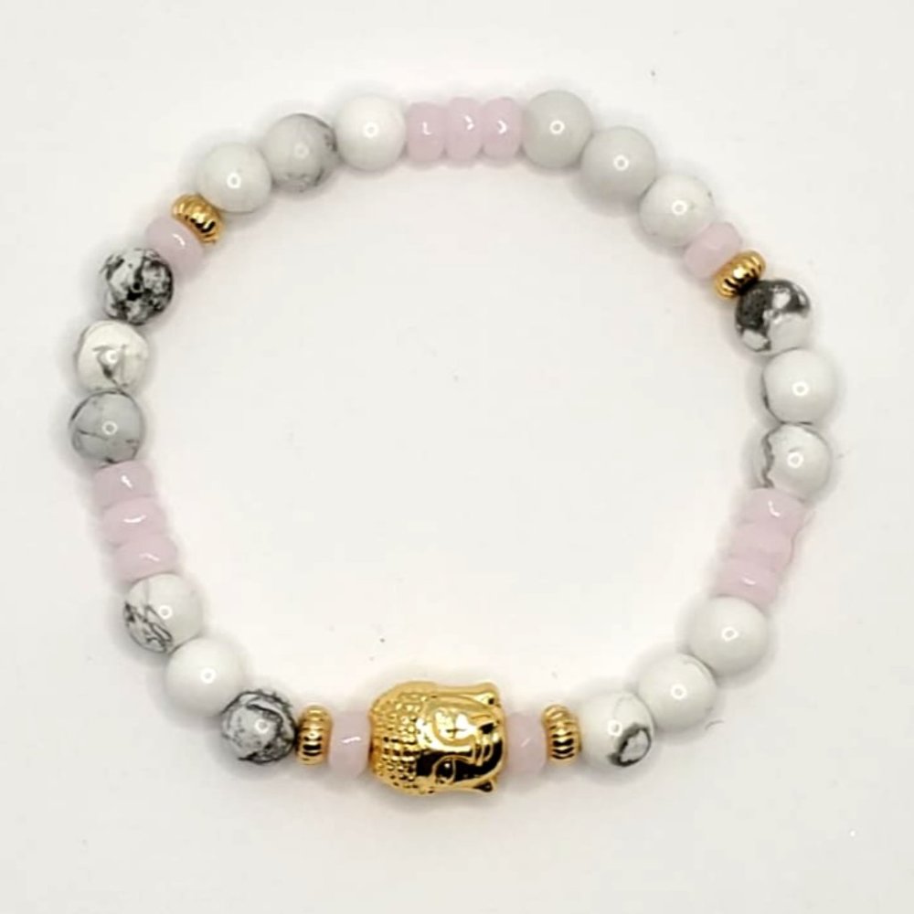 Calming Bracelet * White Turquoise (Howlite)